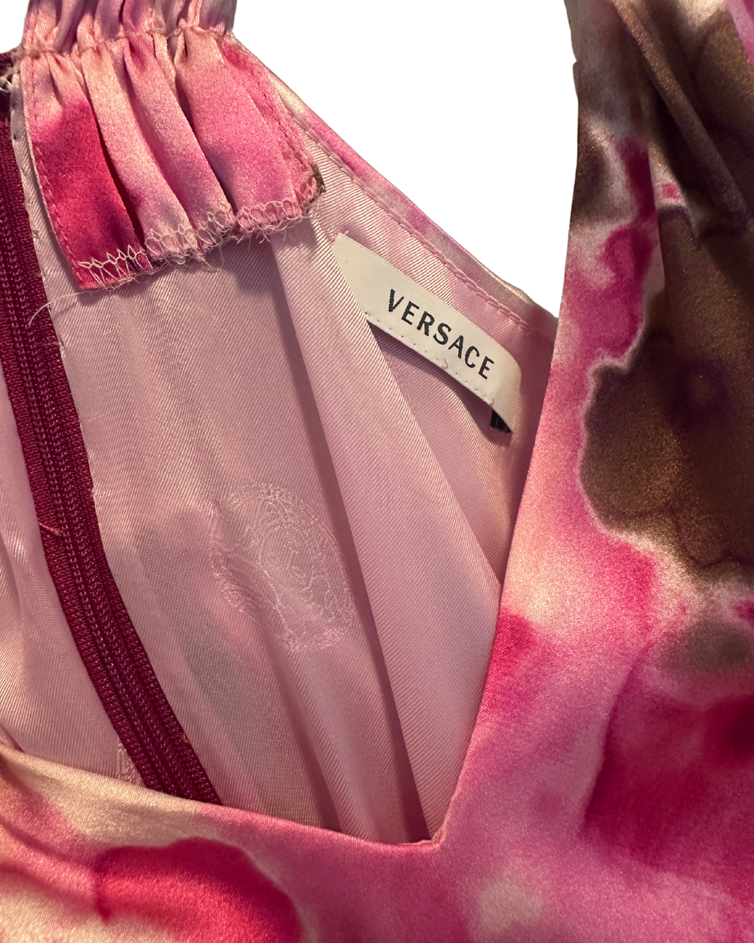 Gianni Versace Silk Bodycon Mini Dress