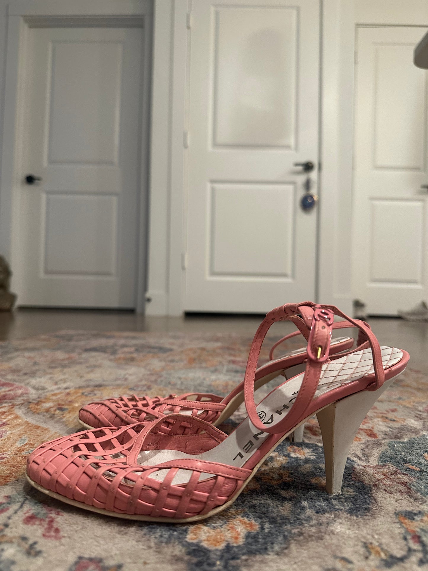 Chanel Pink D'Orsay Heels Size 36