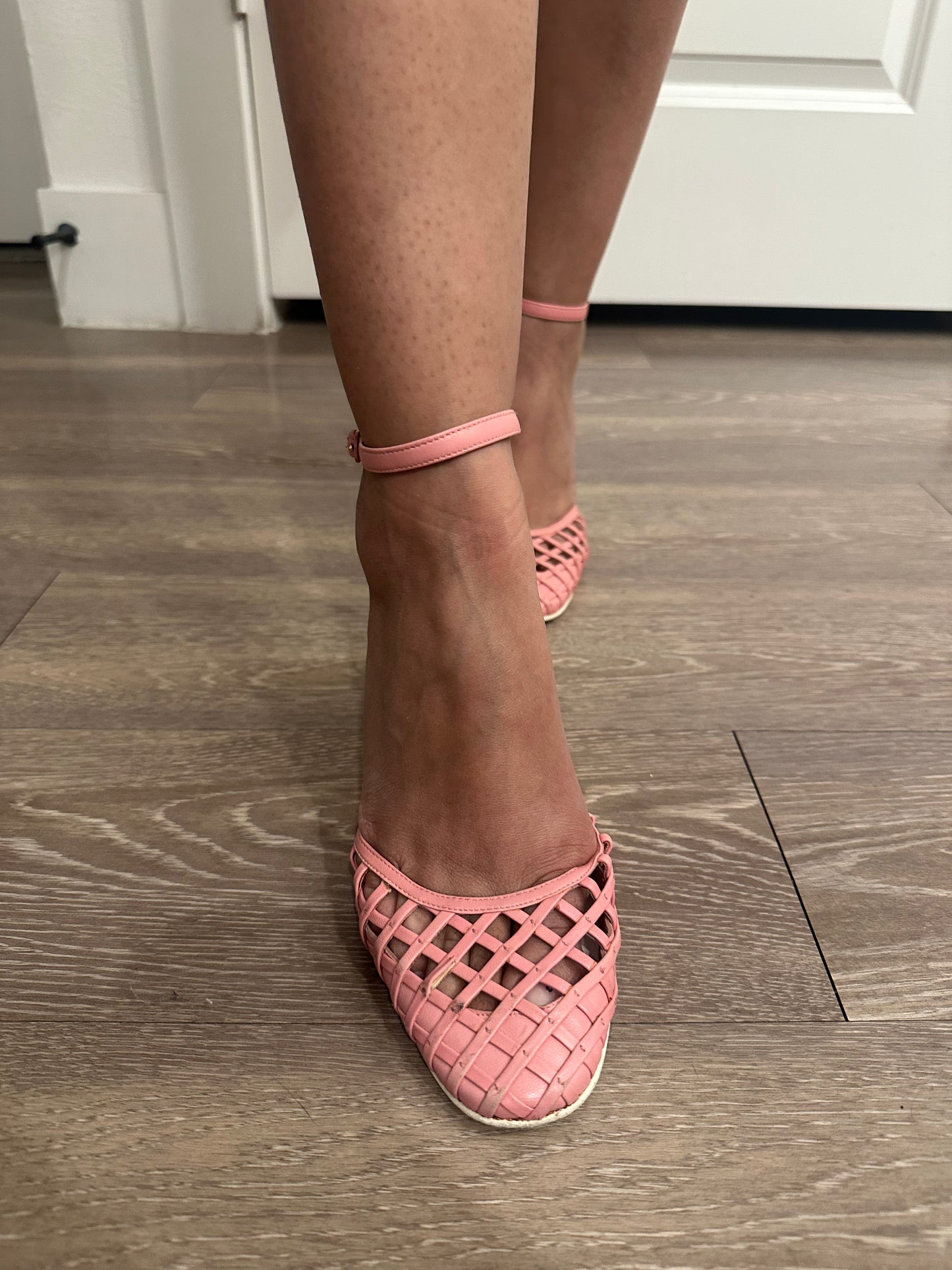 Chanel Pink D'Orsay Heels Size 36